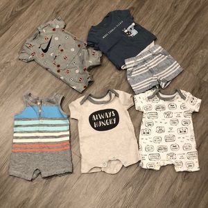 Summertime outfits bundle baby boy 3 months